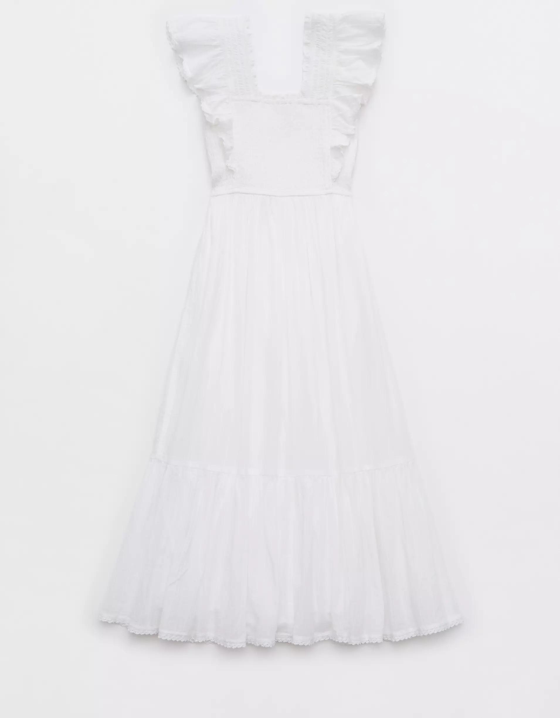 Aerie Ruffle Maxi Dress Product Image