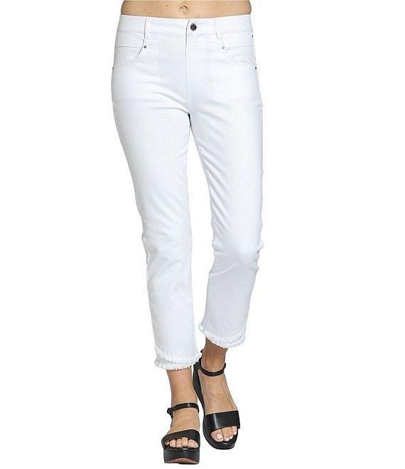 APNY Olivia Stretch Denim Mid Rise Cropped Jeans Product Image
