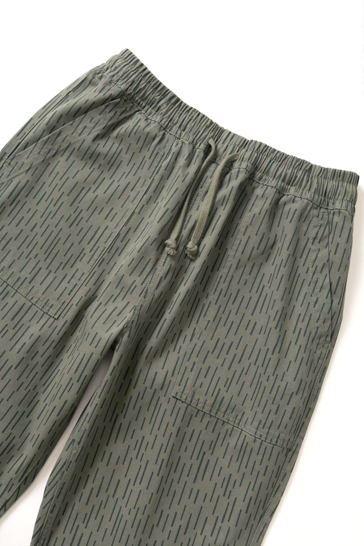Service Works - Patterned Chef Pants - Raindrop Green Product Image