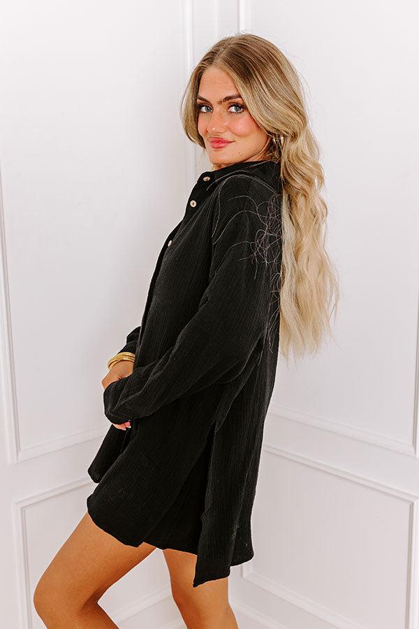 Breezy Chic Romper in Black Product Image