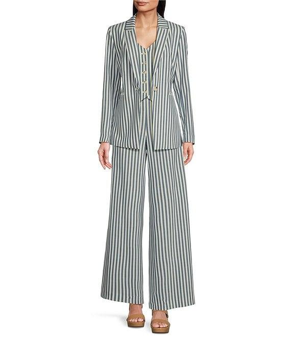 Alex Marie Natalie Wide Leg Linen Blend Coordinating Pants Product Image