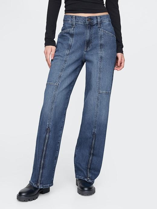 Mid Rise 90s Loose Jeans Product Image