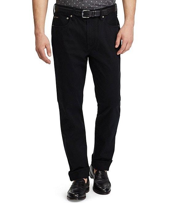 Polo Ralph Lauren Varick Slim Fit Sateen Stretch Pants Product Image