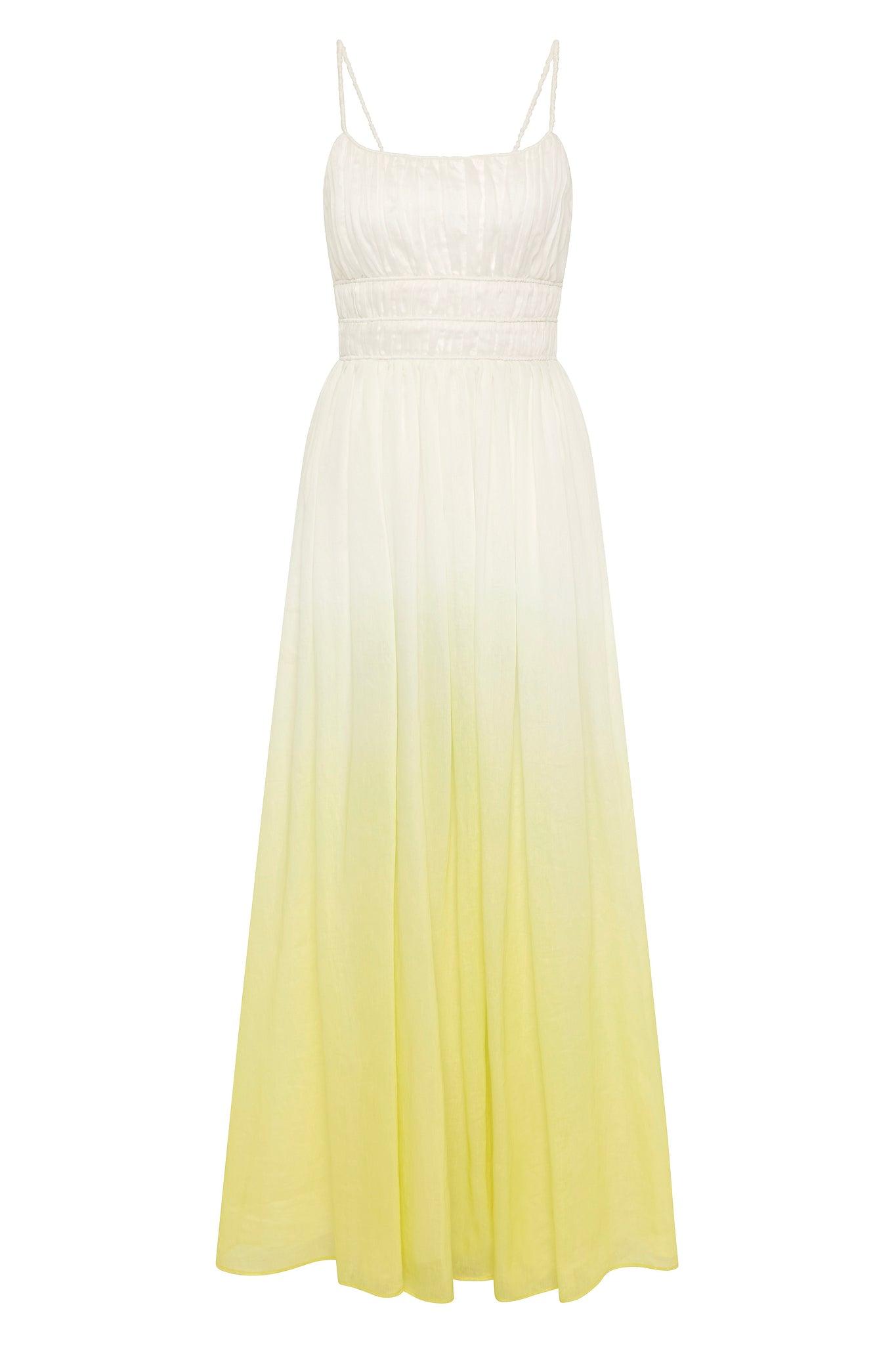 Acapella Ruched Midi Dress Product Image