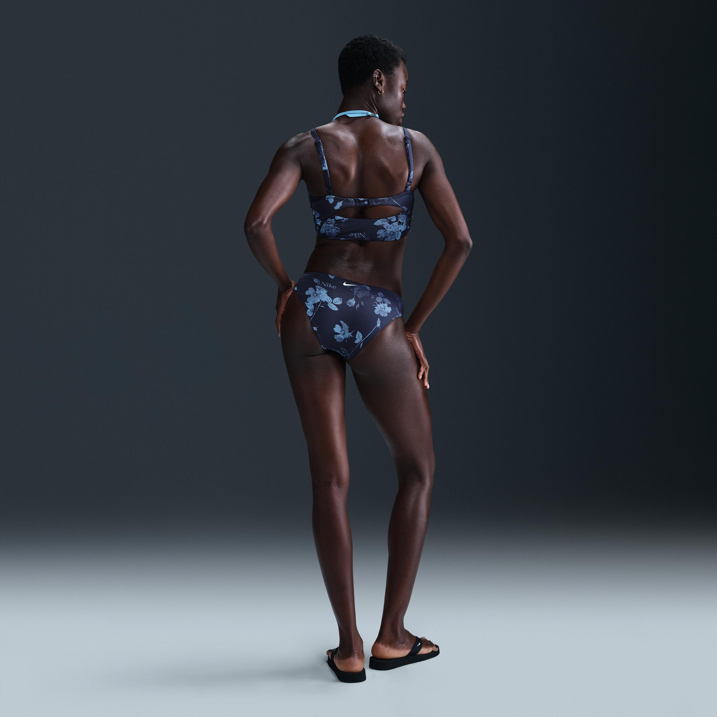 Nike Womens Swim V-Neck Midkini | NESSF275-440 Product Image