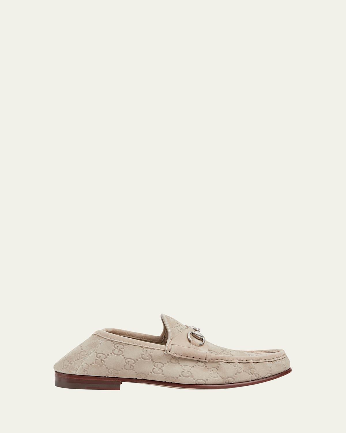 Mens Horsebit 1953 Embossed Suede Bit Loafers Product Image