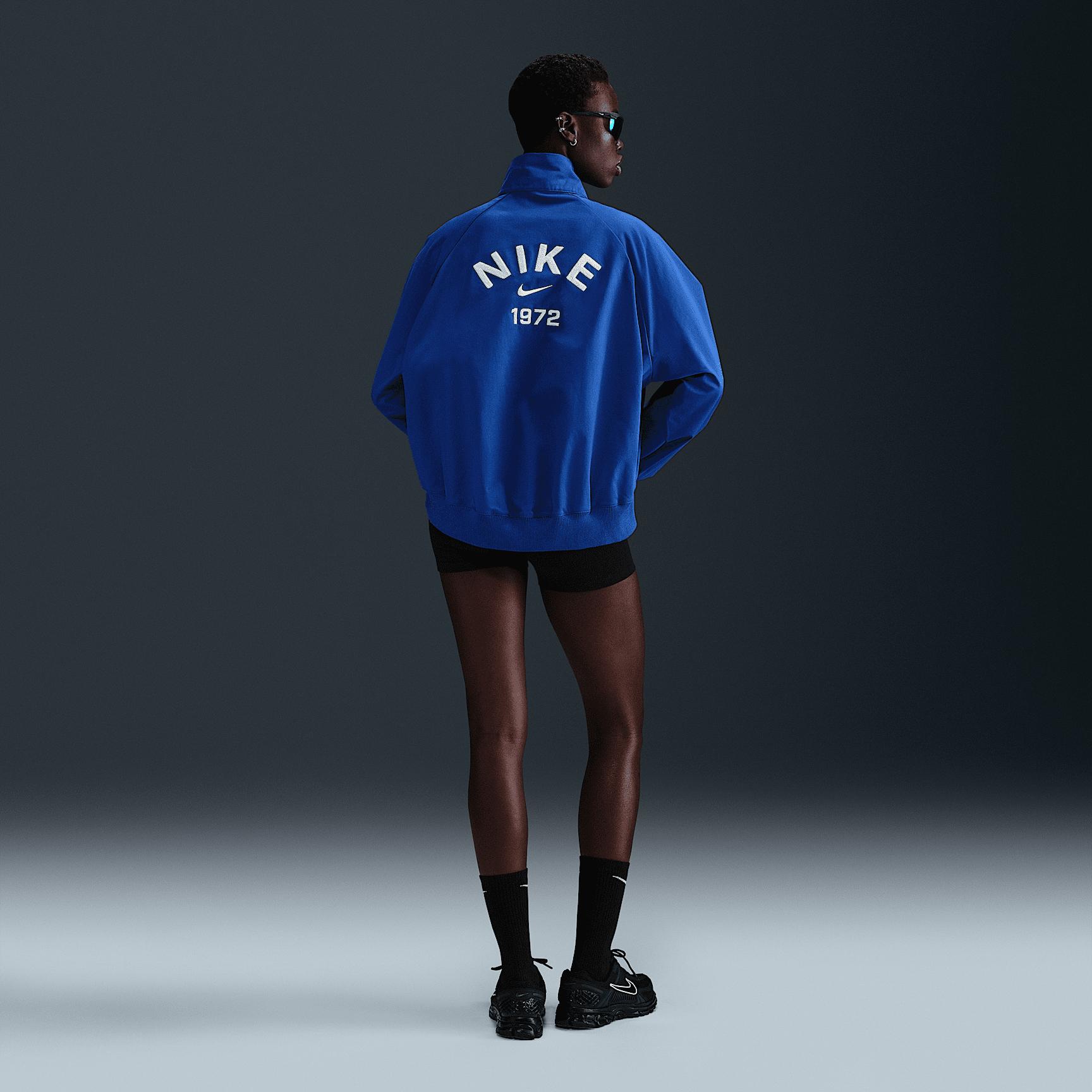 Nike Sportswear Collection Women's Oversized Twill 1/4-Zip Top Product Image
