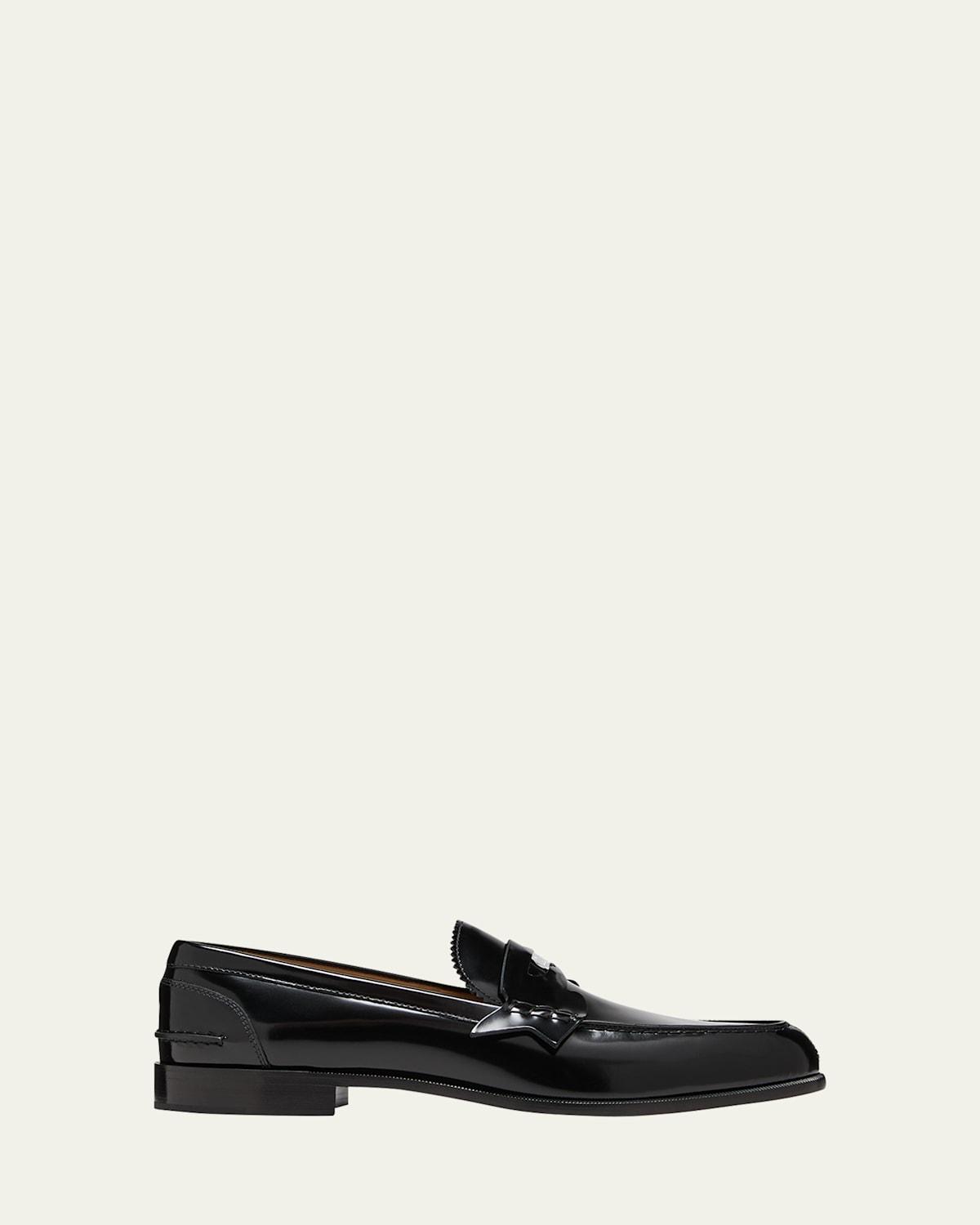 Mens Penny Leather Loafers Product Image