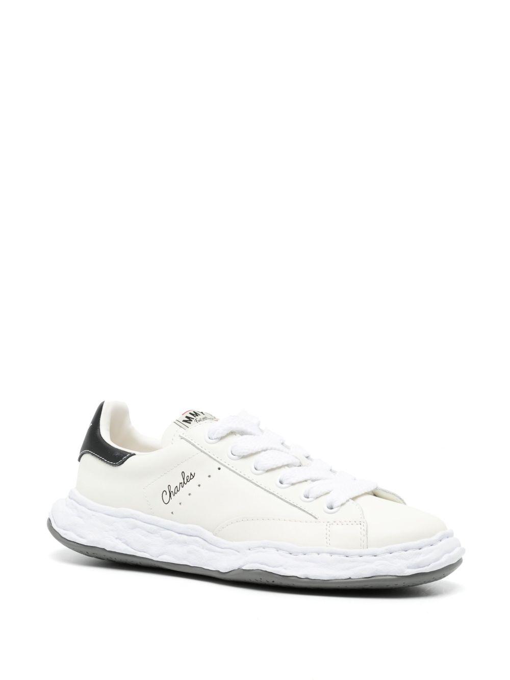 Charles lace-up leather sneakers Product Image