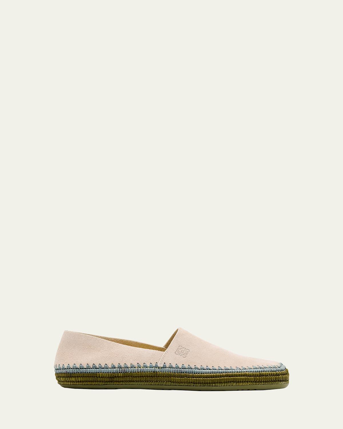 Men's Rio Suede and Raffia Espadrilles Product Image