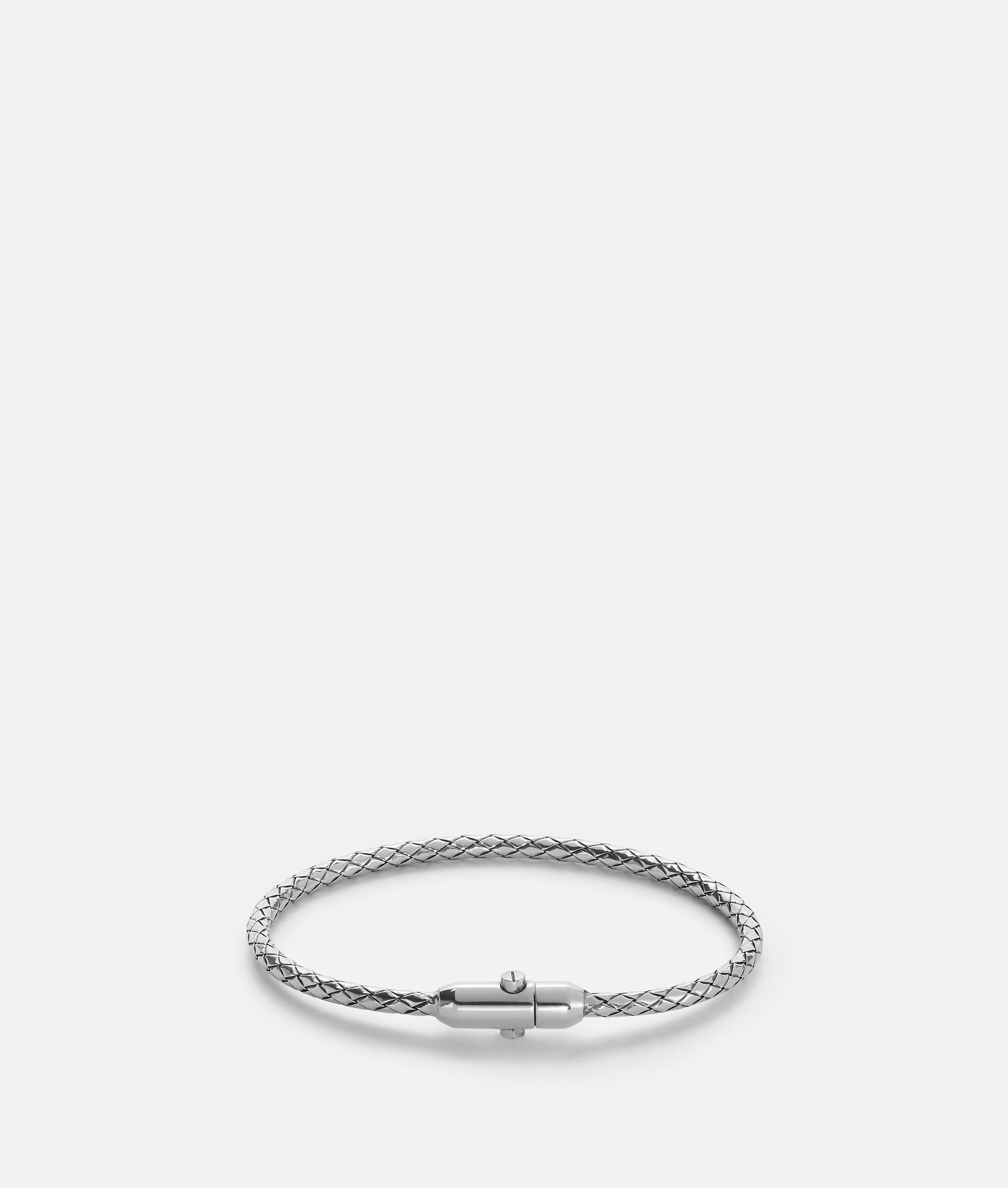 Men's Intreccio Bracelet in Silver Product Image