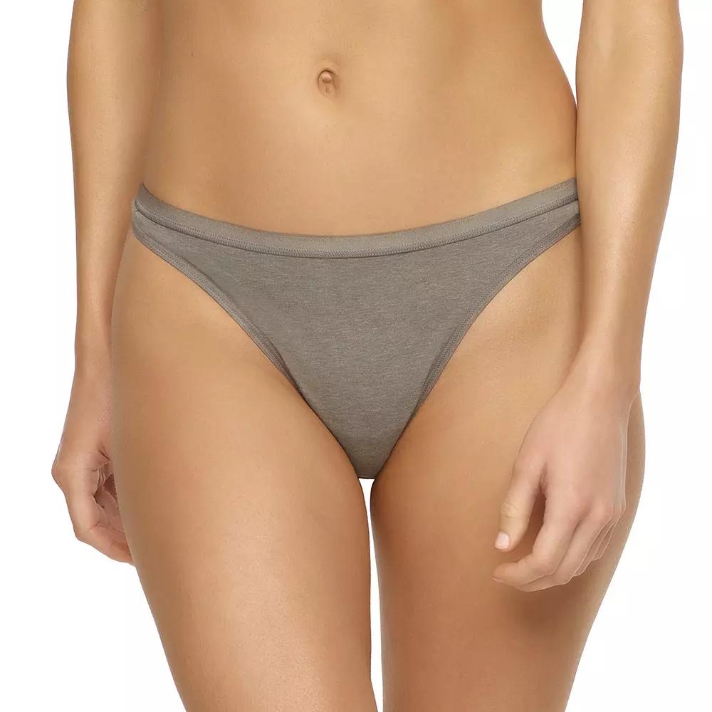 Women's Jezebel Cotton Thong 530121, Size: Medium, Grey Product Image