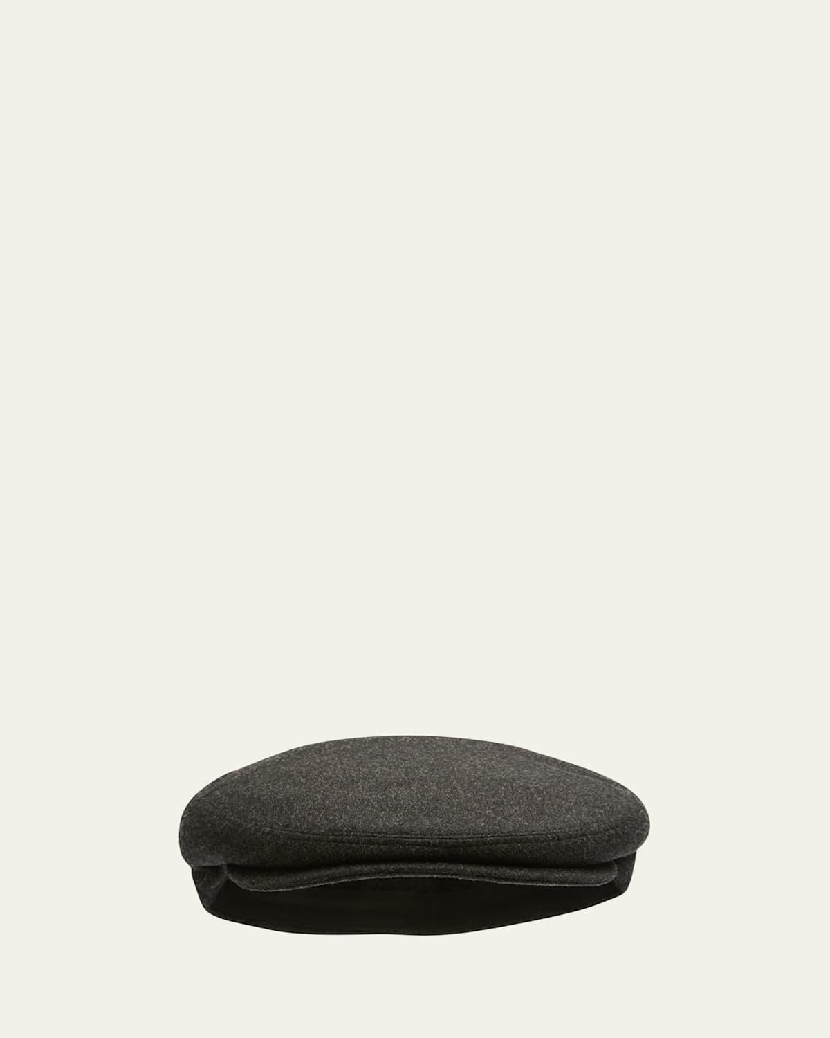 Mens Solid Cashmere Driver Hat Product Image