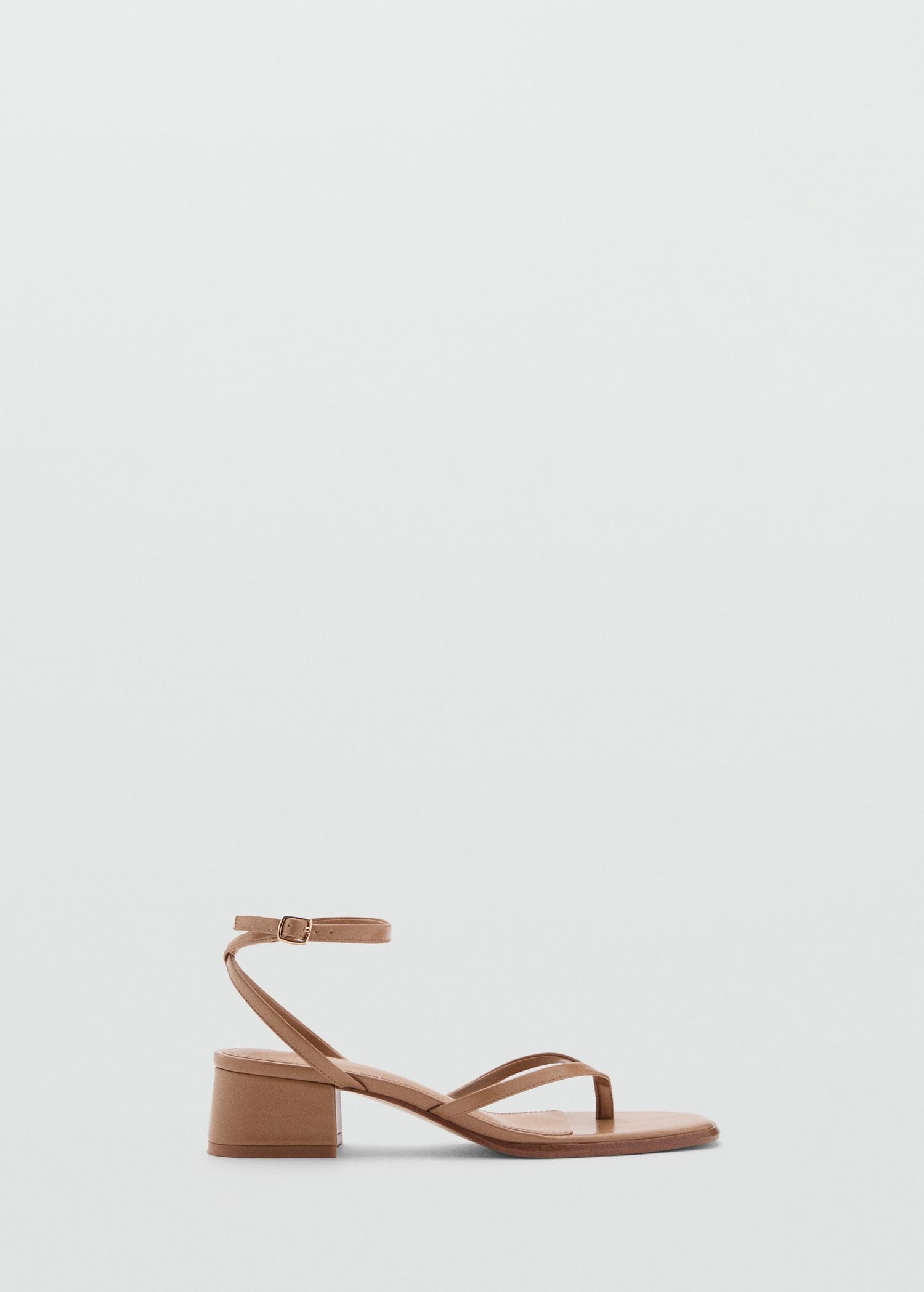 Strappy heeled sandals - Women | MANGO USA Product Image