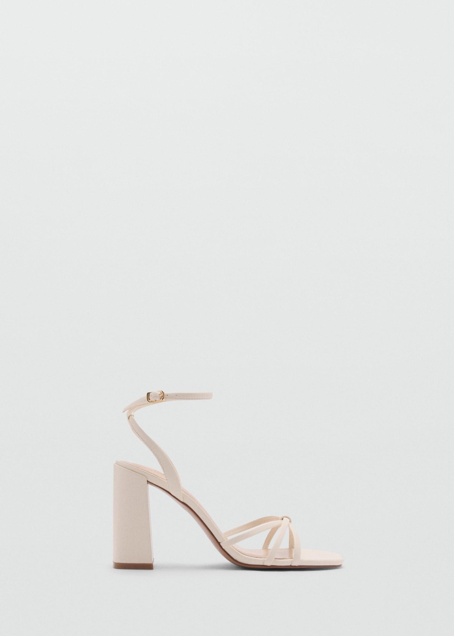 Strappy heeled sandals - Women | MANGO USA Product Image