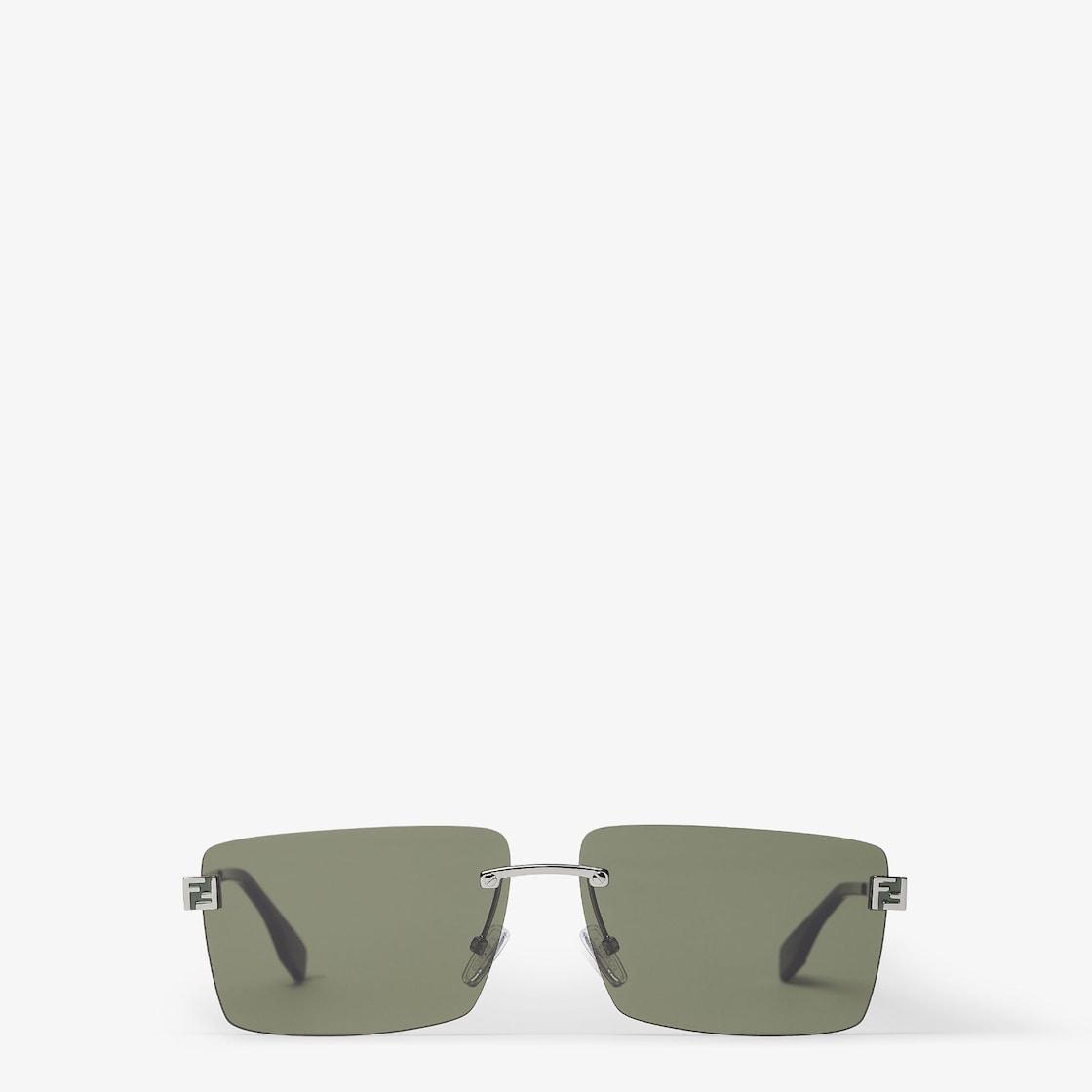 Fendi SkyRuthenium-colored metal sunglasses Product Image