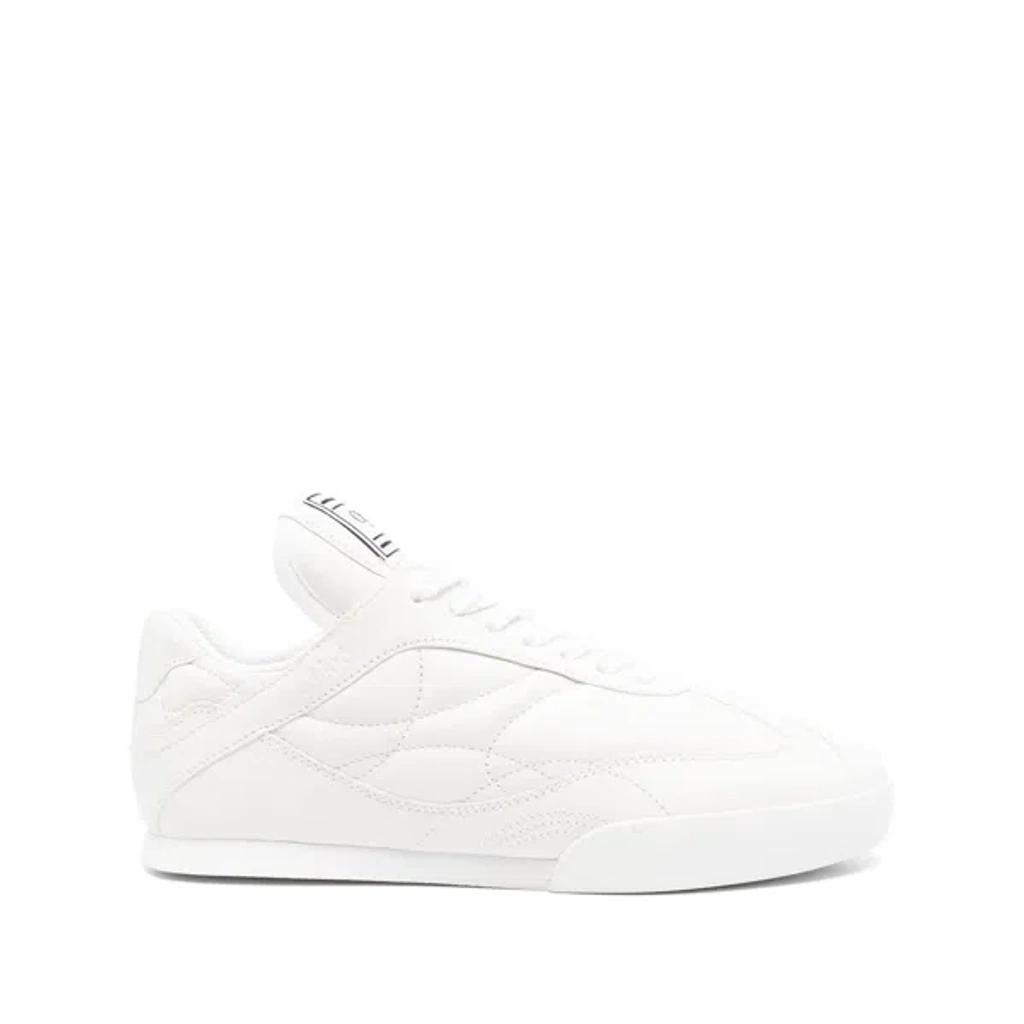 CHLOÉ Womens Chloe Kick Brand-patch Leather Low-top Trainers In White Product Image