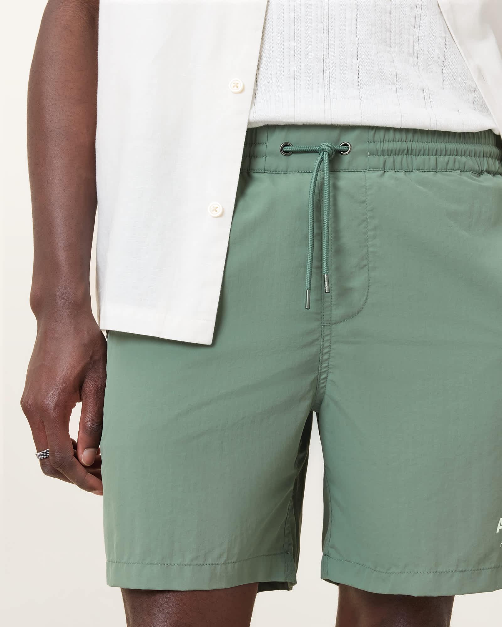Underground Swim Shorts ISLAND GREEN | ALLSAINTS US Product Image