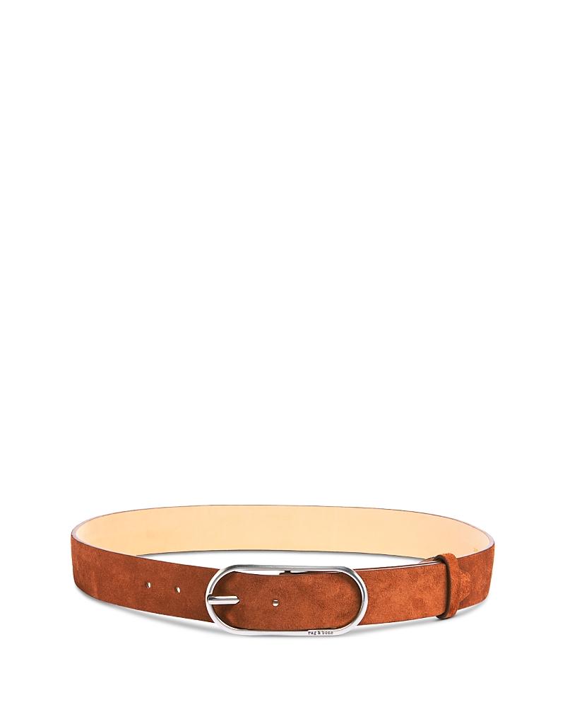 rag & bone Womens Rounded Rebound Leather Belt Product Image