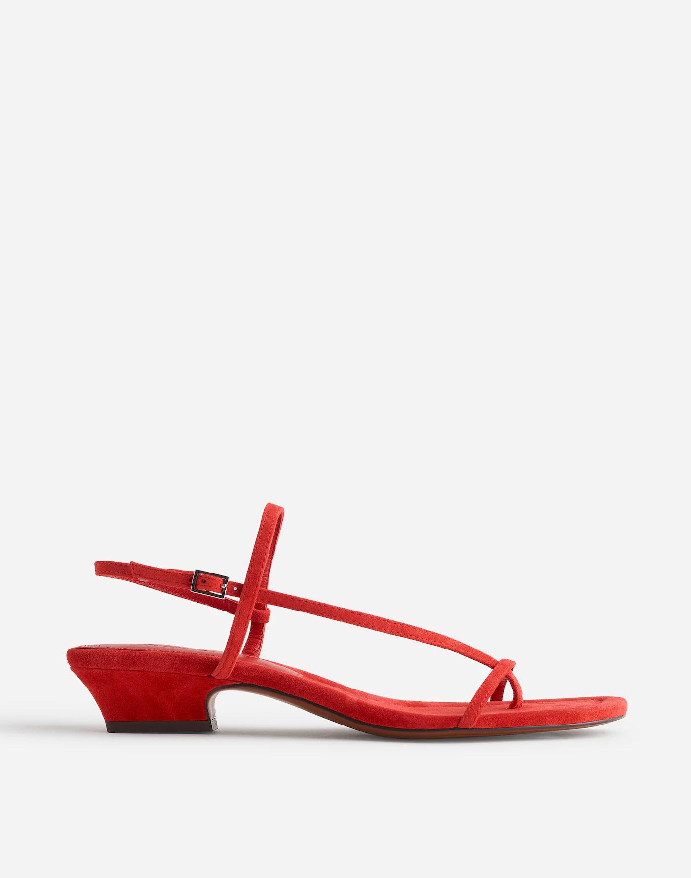 The Maycie Asymmetric T-Strap Sandal Product Image
