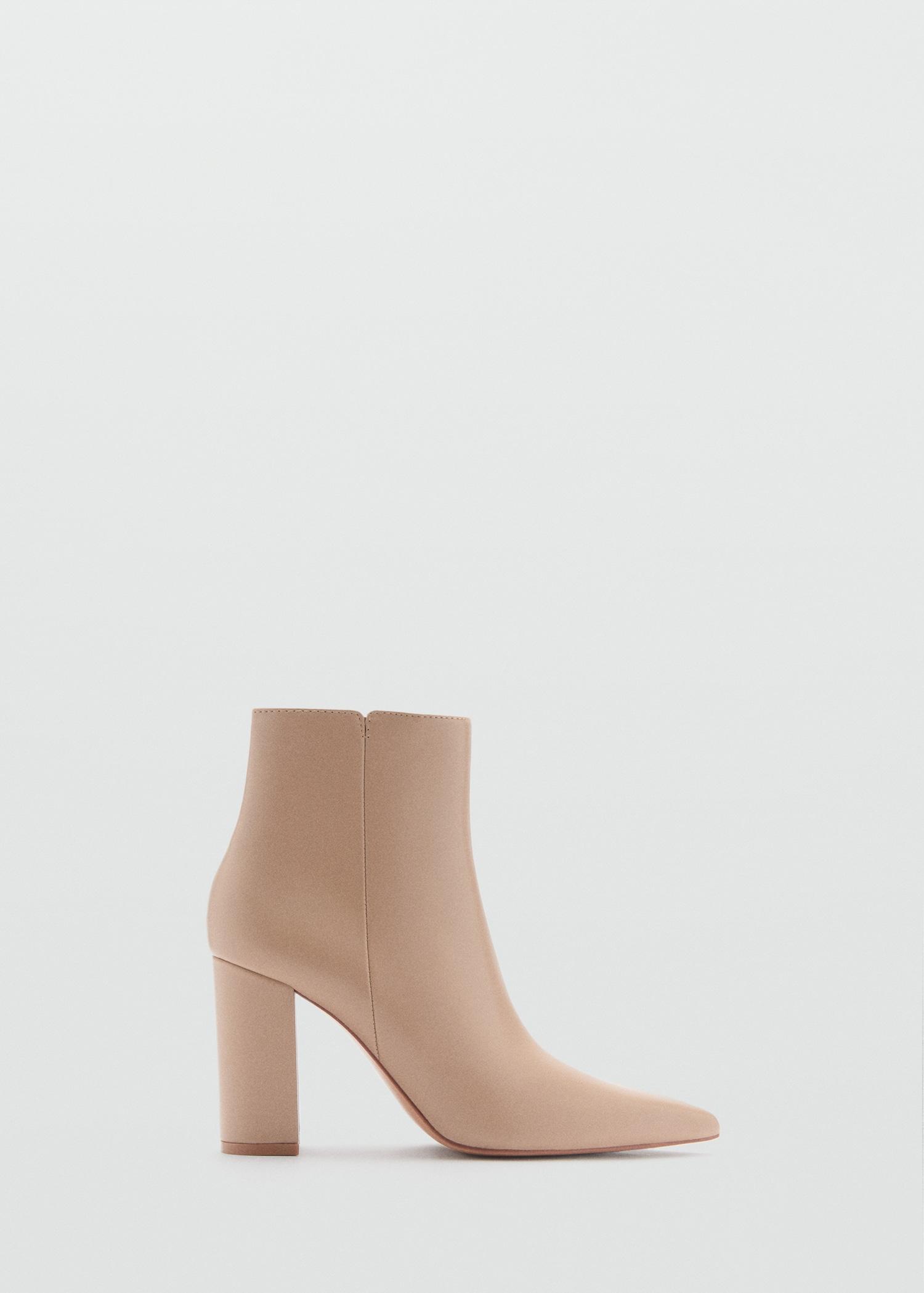 Pointed heel ankle boot - Women | MANGO USA Product Image