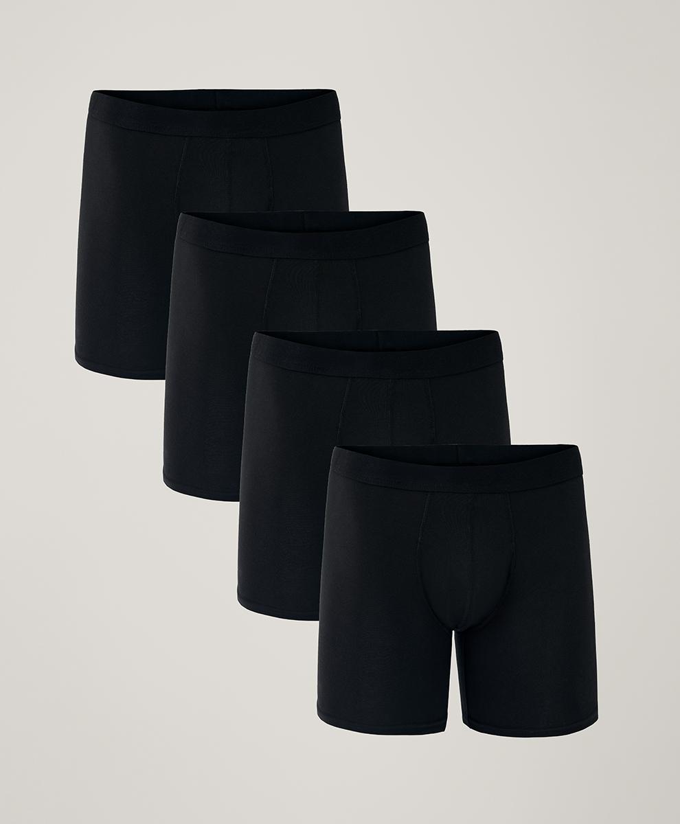 Mens Everyday Extended Boxer Brief 4-Pack S Product Image