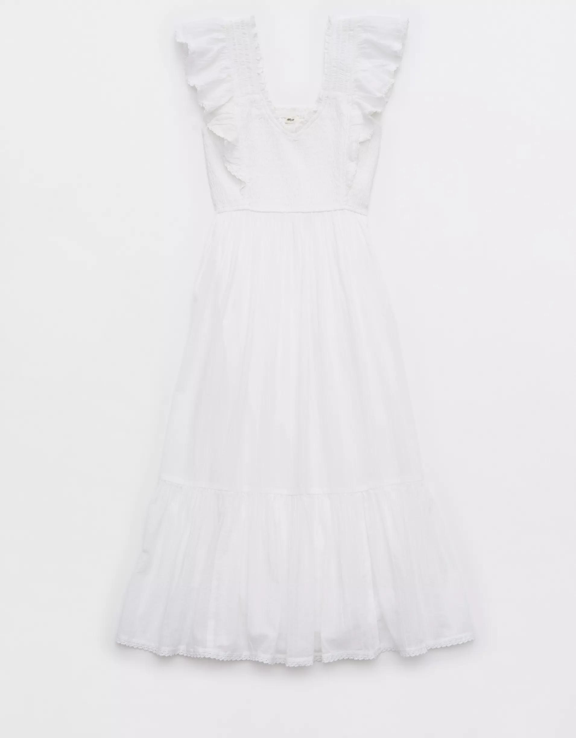 Aerie Ruffle Maxi Dress Product Image