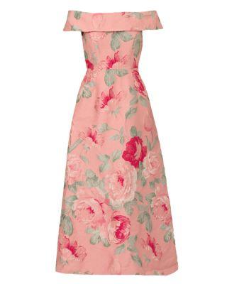 Off The Shoulder Jacquard Dress Product Image