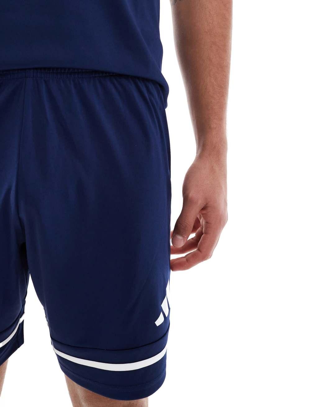 adidas Football Tiro shorts in navy Product Image