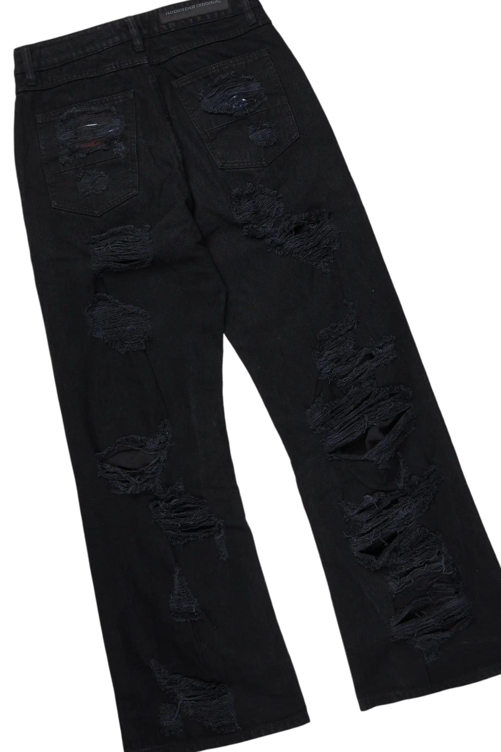 Banjo Black T-Shirt & Mical Baggy Jean Bundle Male Product Image