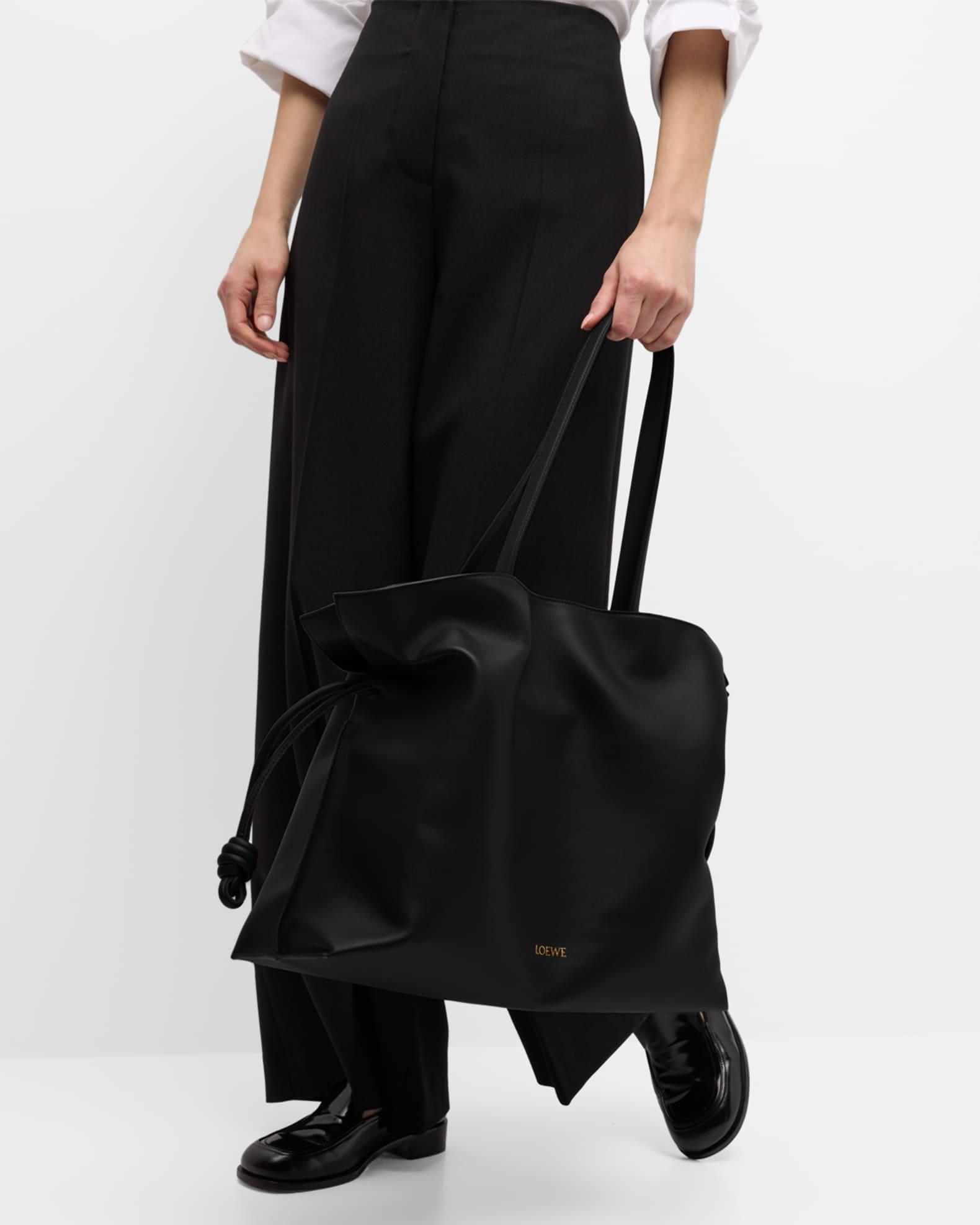 Flamenco XL Clutch Bag in Napa Leather with Golden Foil Anagram Product Image