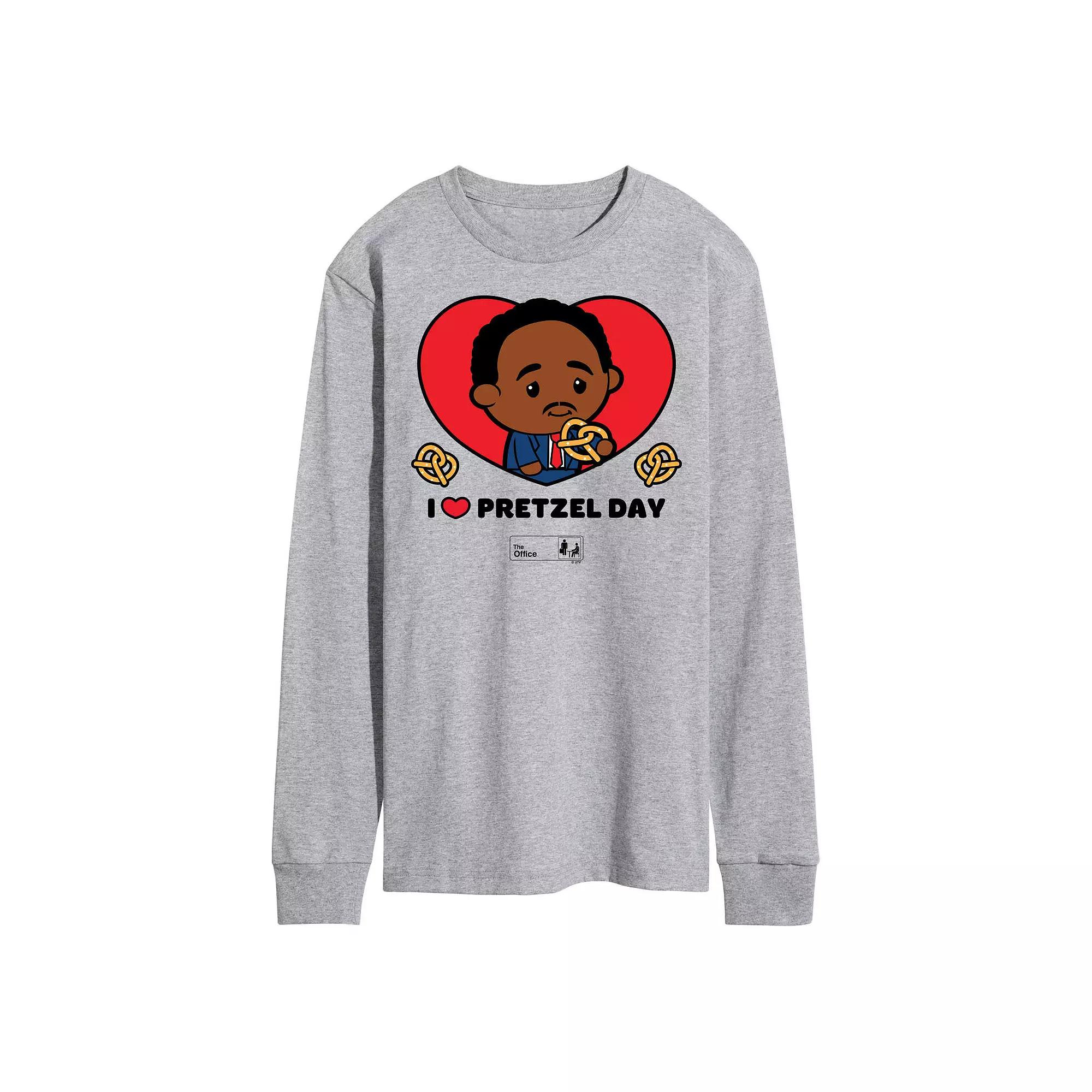 Men's The Office Pretzel Day Long Sleeve,  Product Image