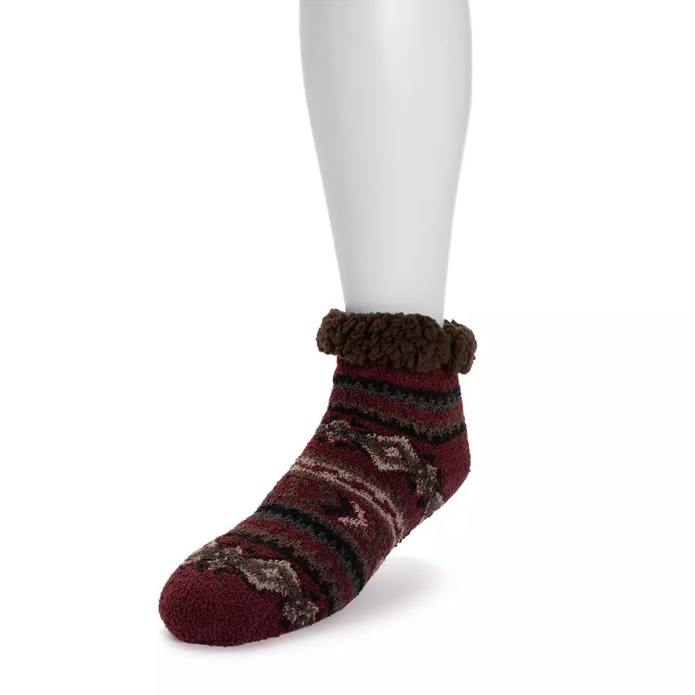 Men's MUK LUKS Refined Cozy Shortie Cabin Socks,  Product Image