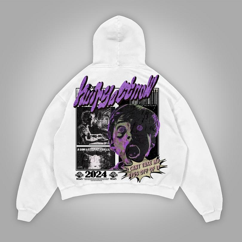 Sopula Valley Believe In Your Inner Graphic Oversized Hoodie Product Image