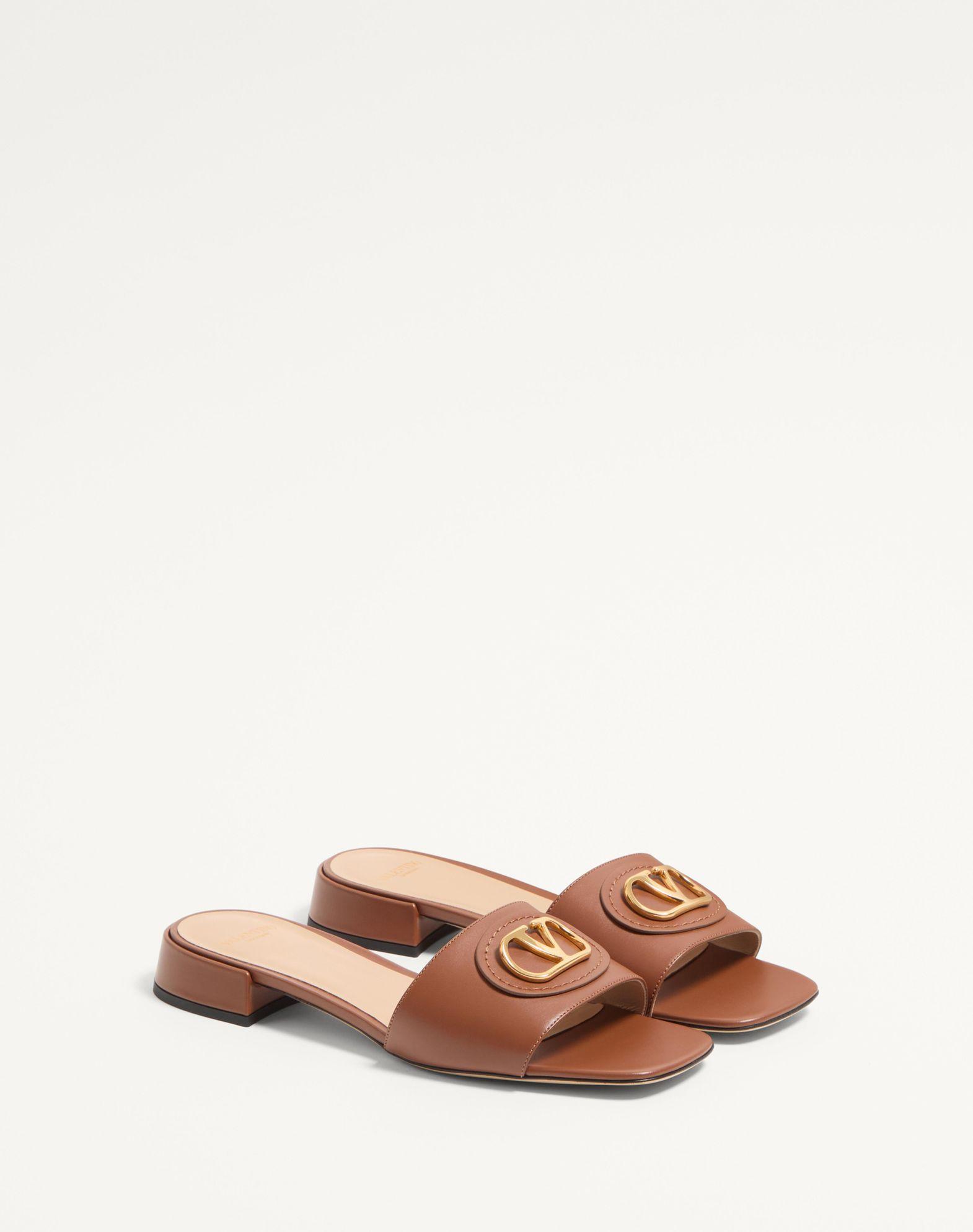 Vlogo Signature Slide Sandal In Calfskin 20Mm Product Image
