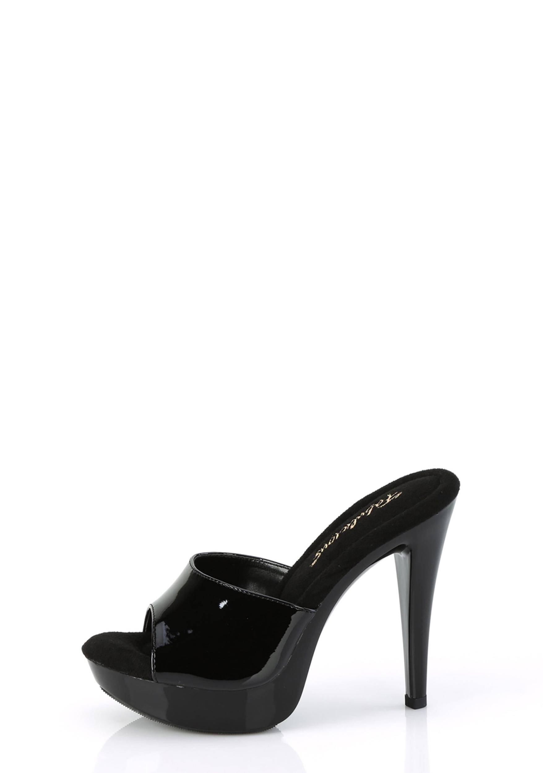 Fabulicious Cocktail-501 Platform Heels - Black Product Image