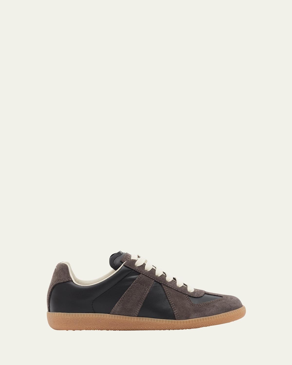 Replica Suede & Leather Sneakers Product Image