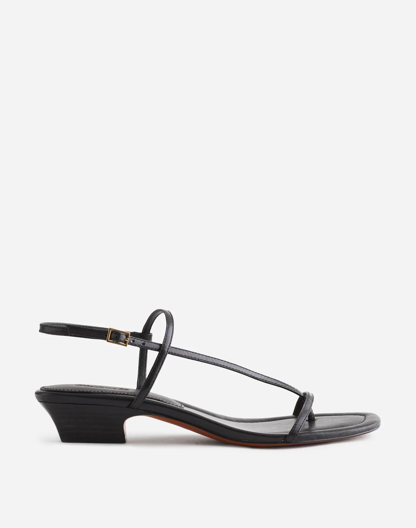The Maycie Asymmetric T-Strap Sandal Product Image