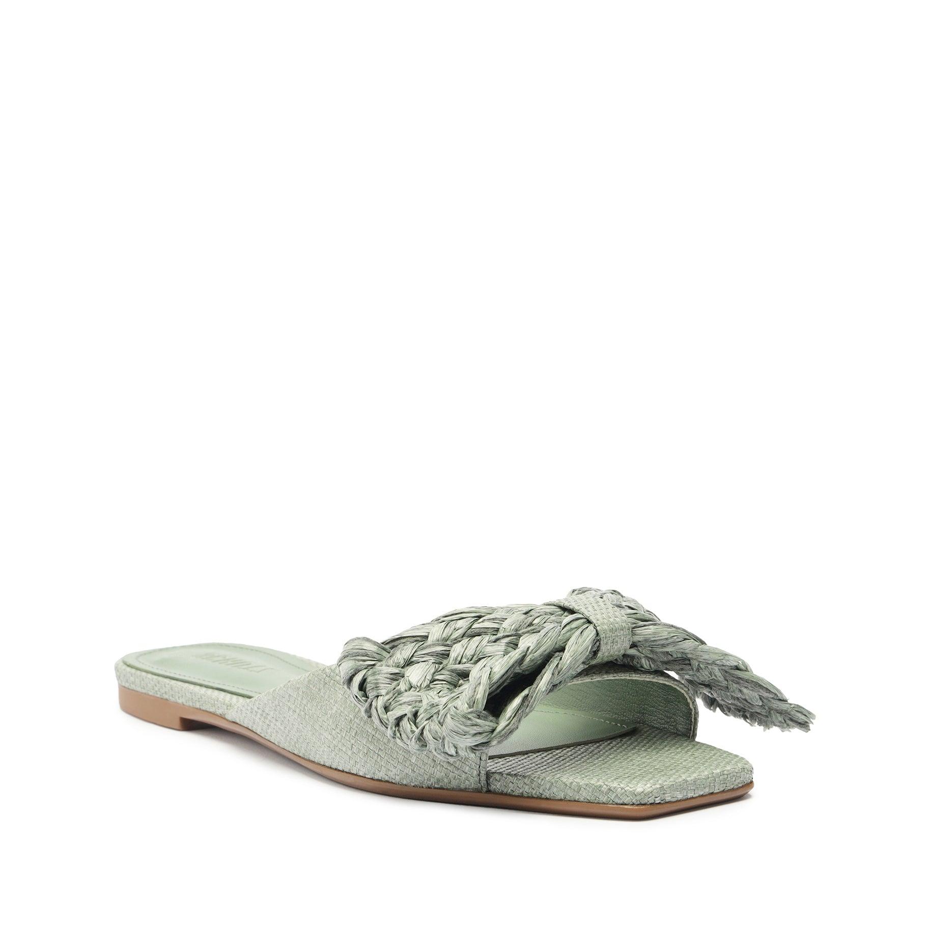 Lienne Straw Flat Sandal Female Product Image