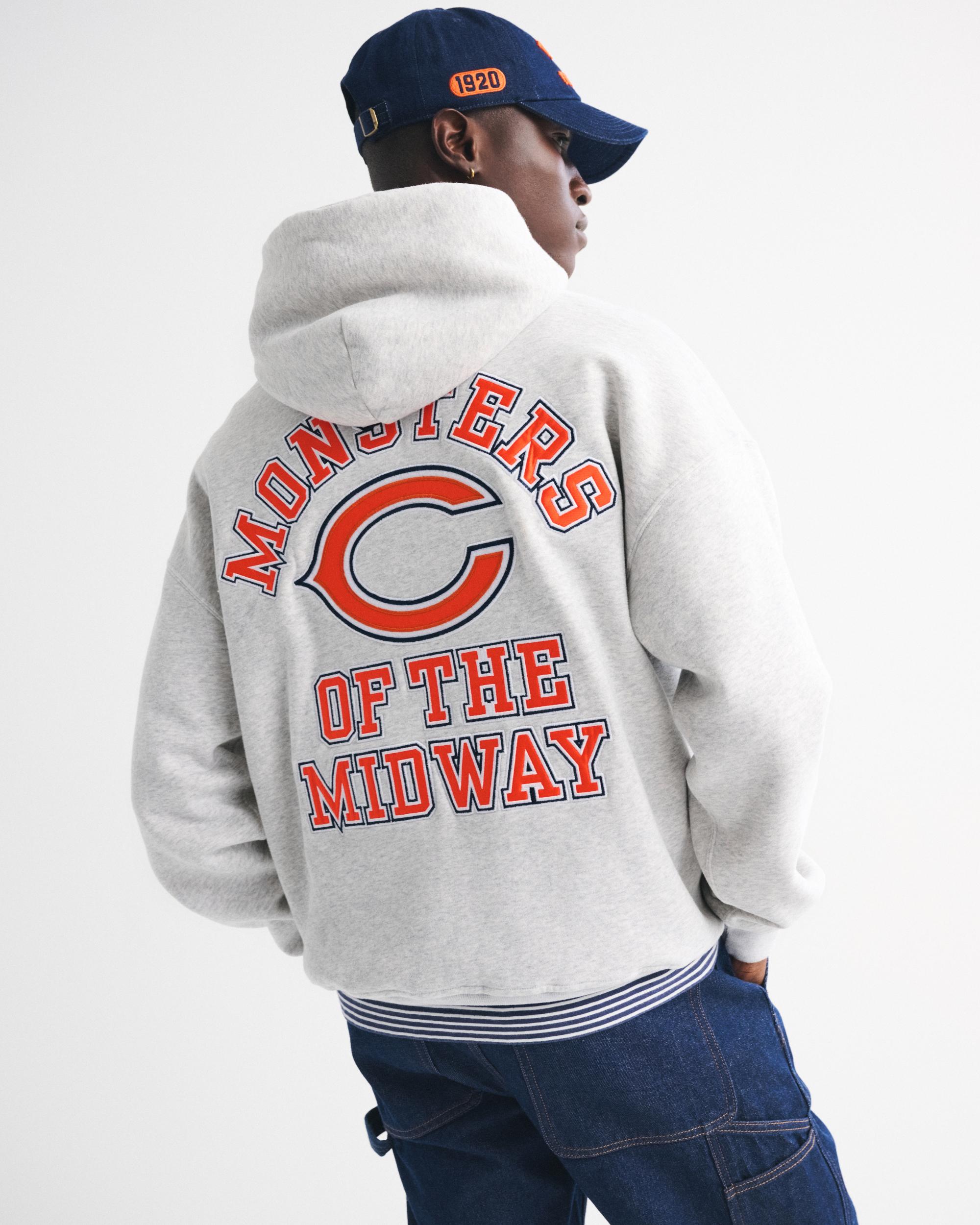 Chicago Bears Graphic Popover Hoodie Product Image