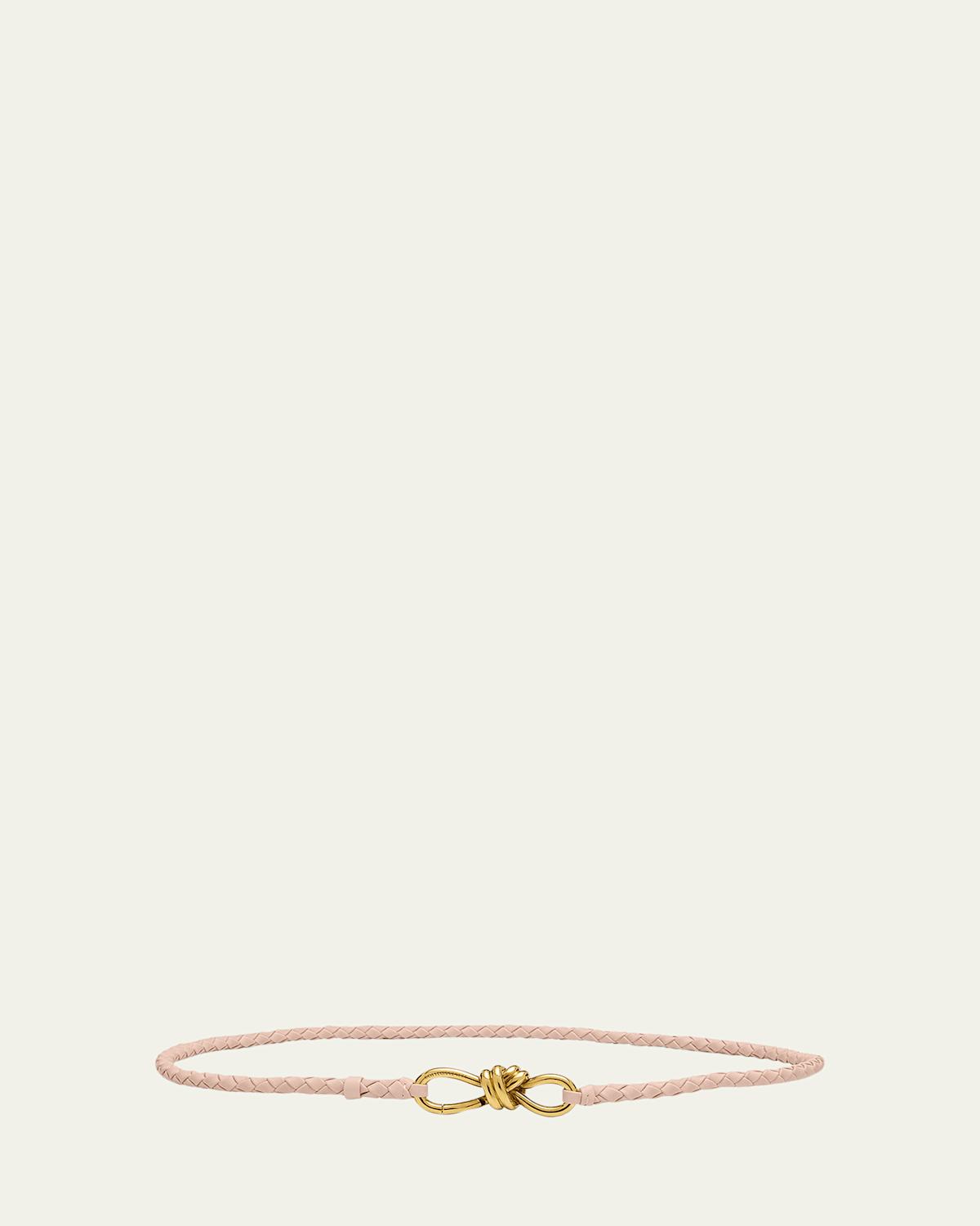 Intrecciato Braided Nappa Leather Belt Product Image