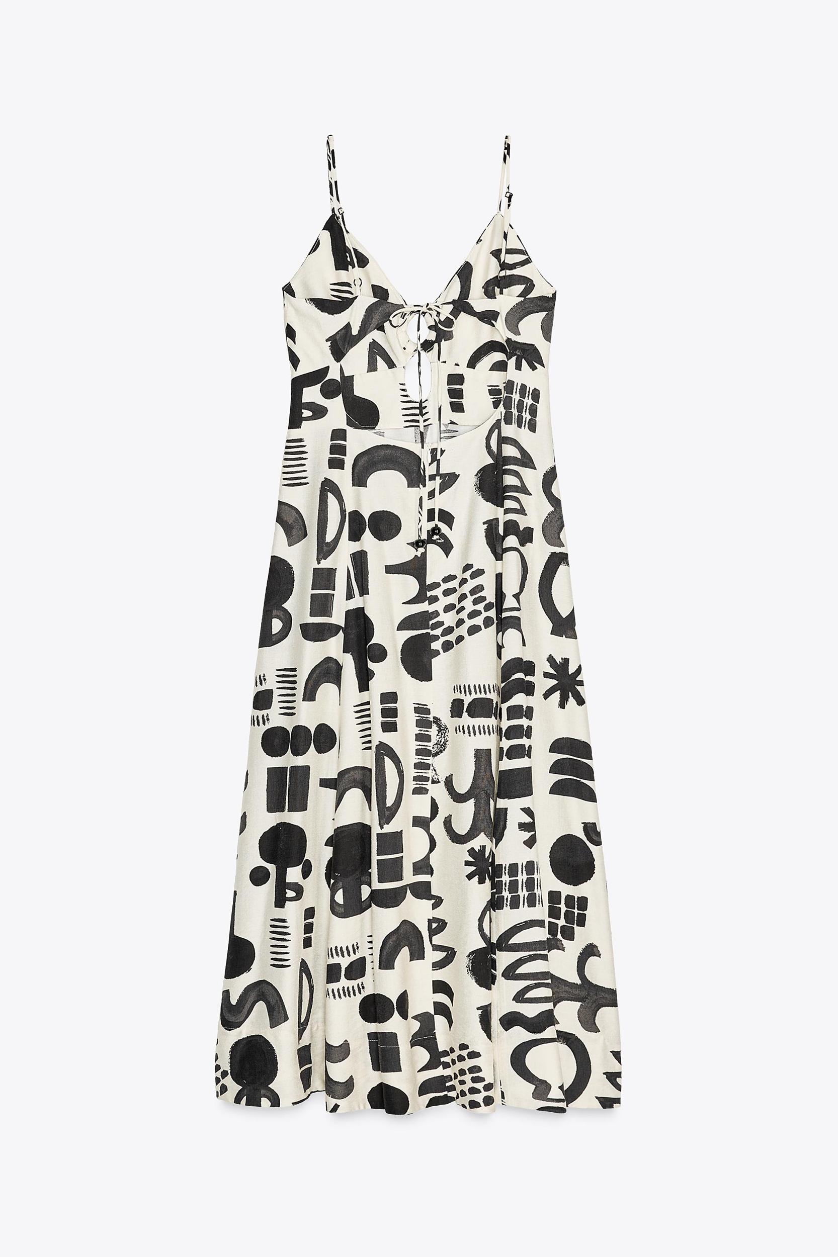 PRINTED CUT OUT DRESS Product Image