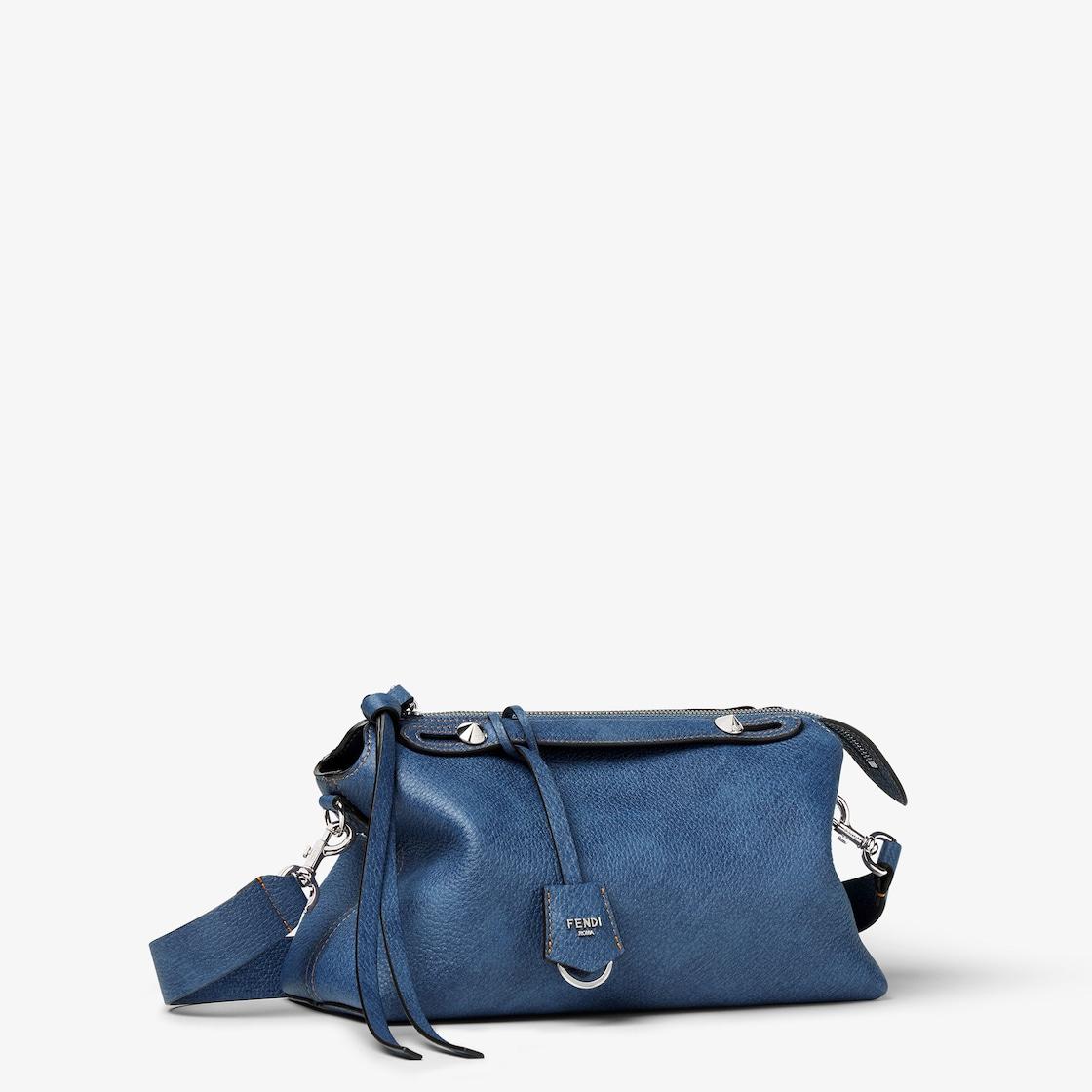 By The Way Soft MediumDenim-effect blue leather bag Product Image