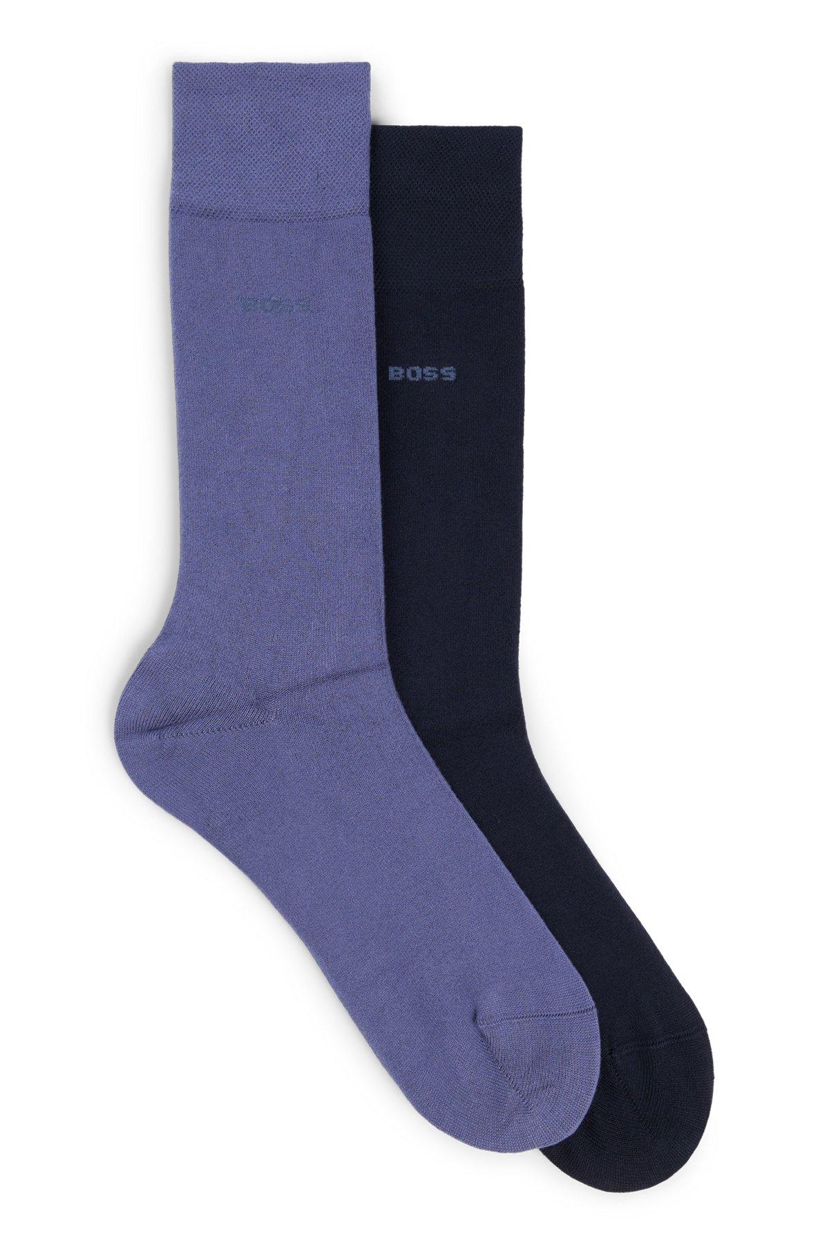Two-pack of regular-length socks in soft viscose bamboo Product Image
