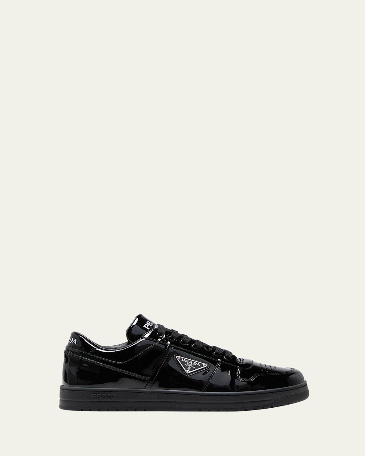 Men's Downtown Patent Leather Low-Top Sneakers Product Image