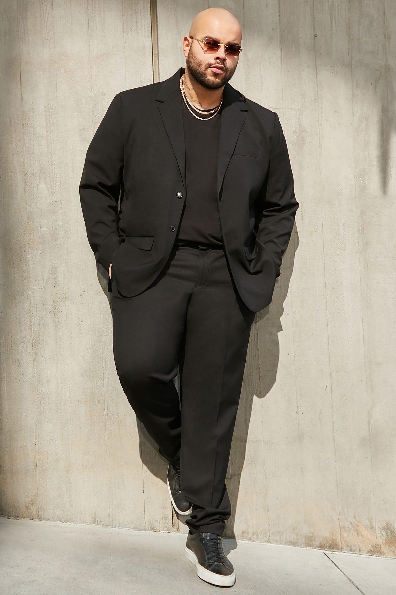 The Modern Stretch Slim Trouser - Black Product Image