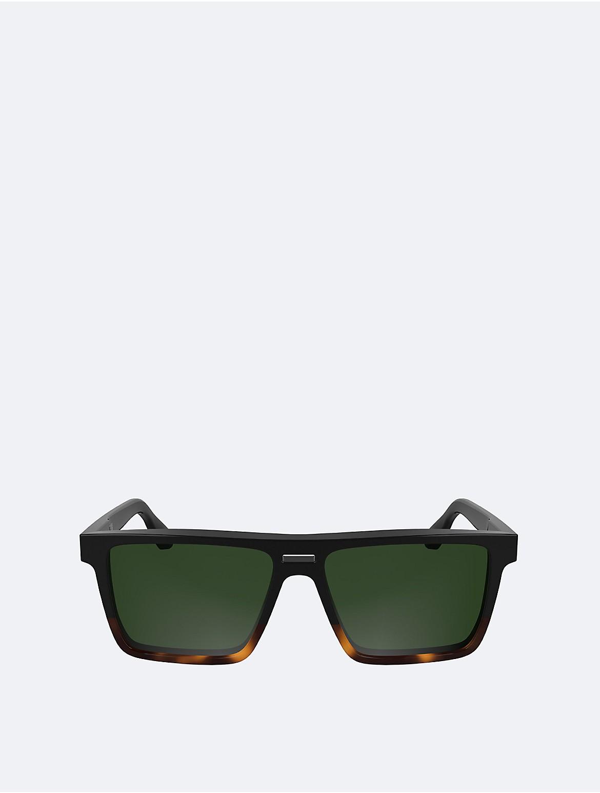 Calvin Klein Mens Acetate Modified Square Sunglasses Product Image