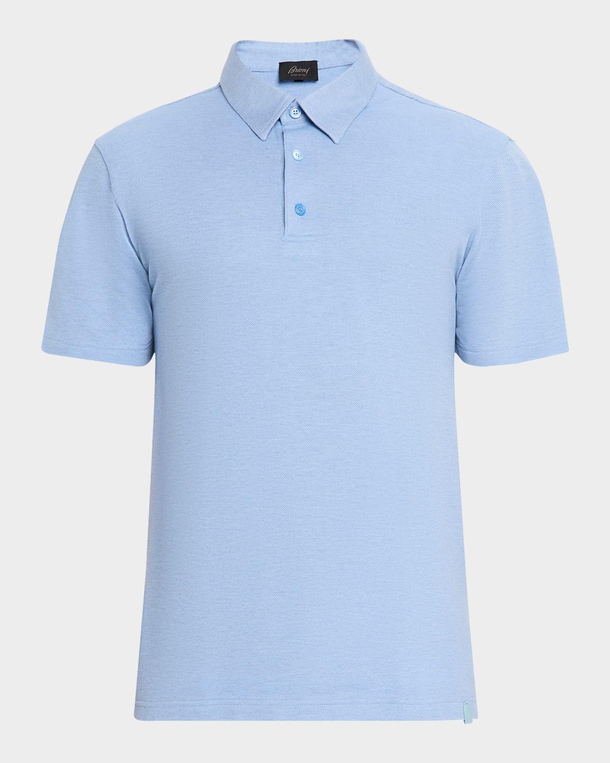 Mens Jersey Pique Polo Shirt Product Image
