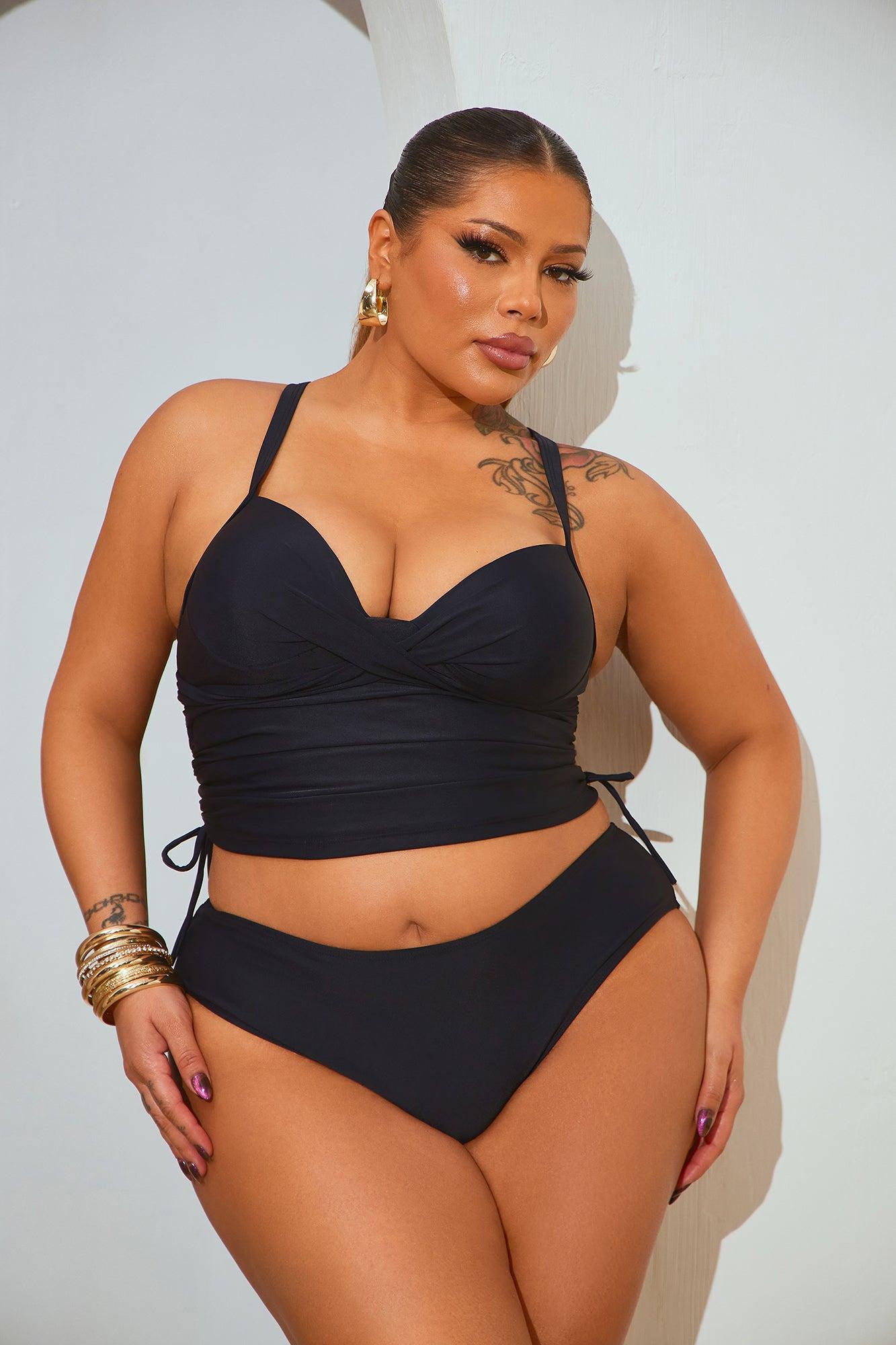 Sayra 2 Piece Tankini - Black Product Image
