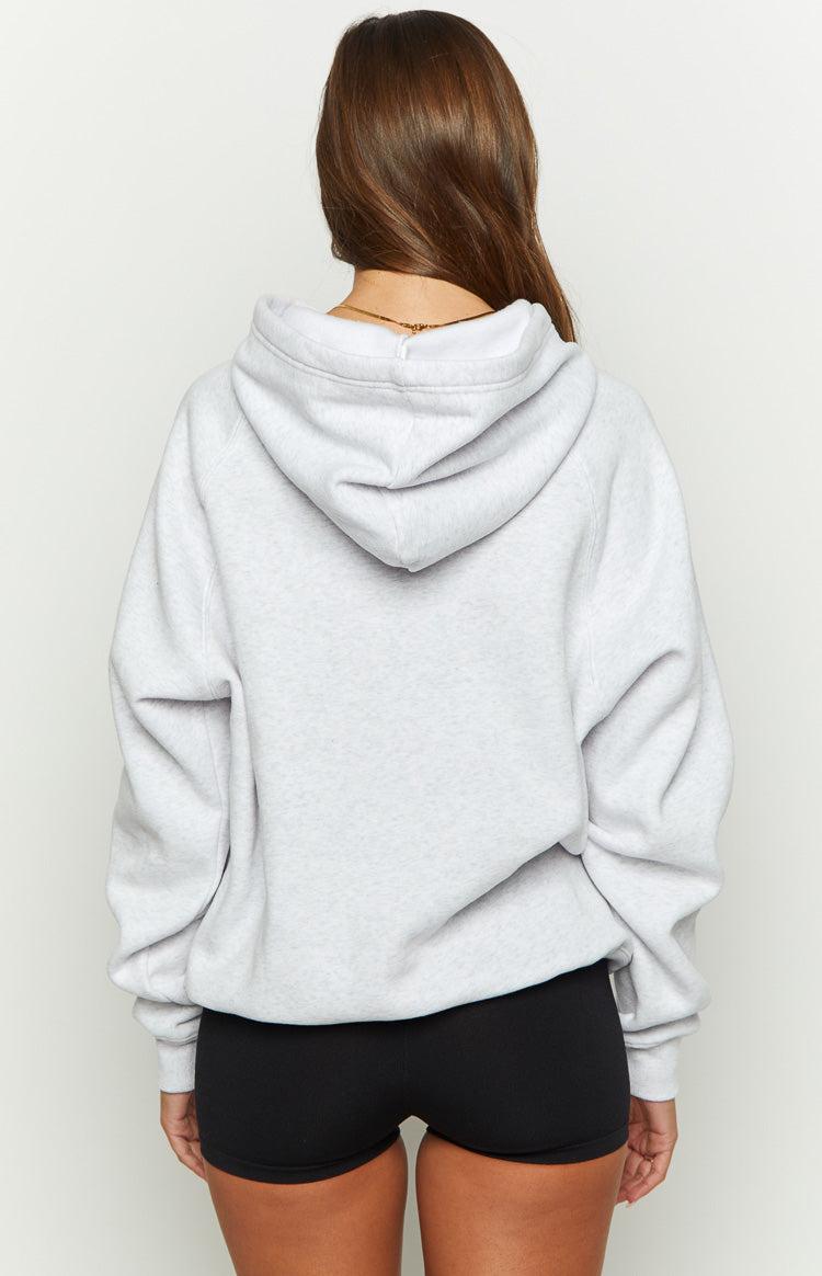 Beginning Grey Marl Bubble Hoodie Product Image